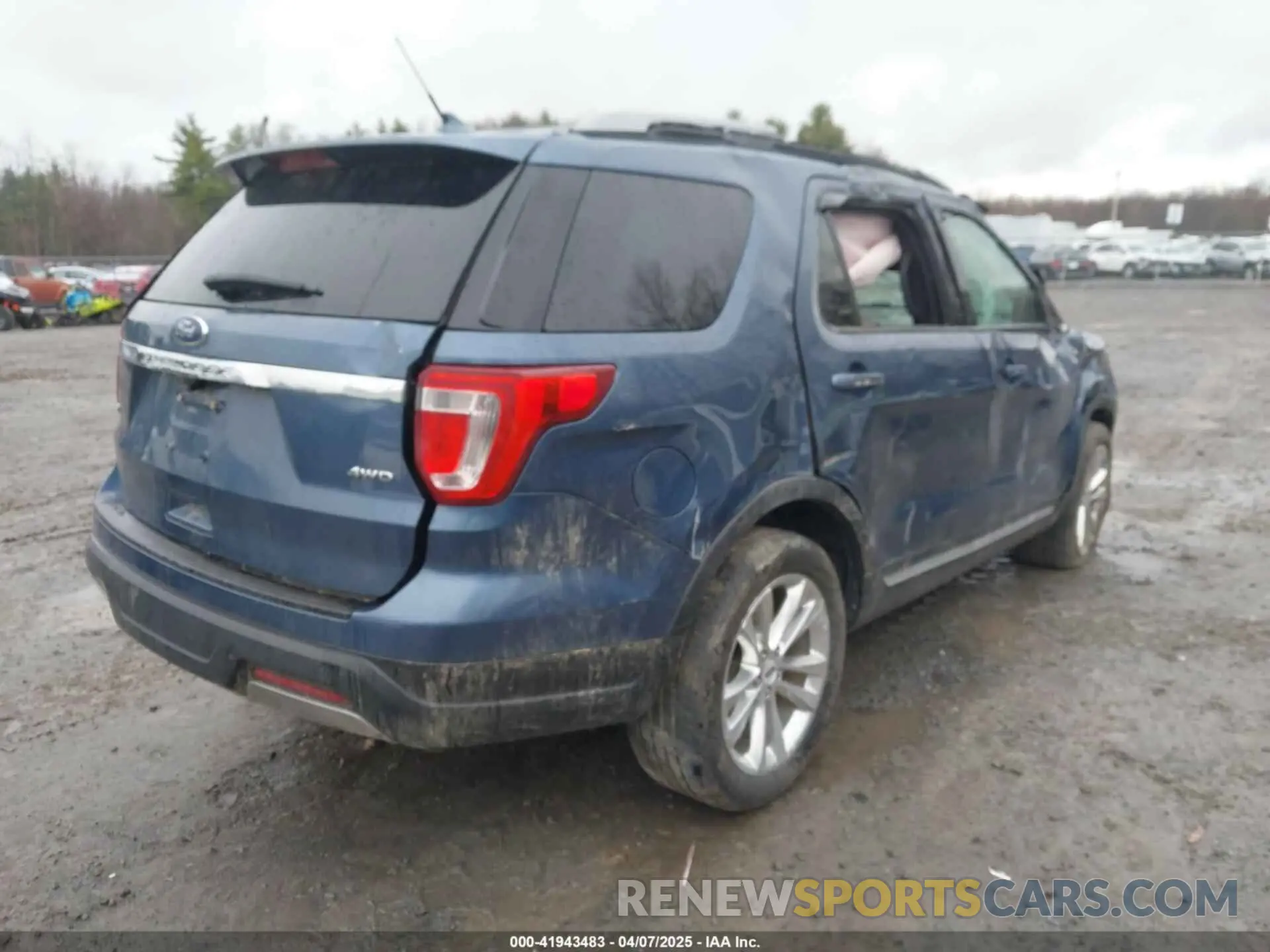 4 Фотография поврежденного автомобиля 1FM5K8D89KGA27251 FORD EXPLORER 2019