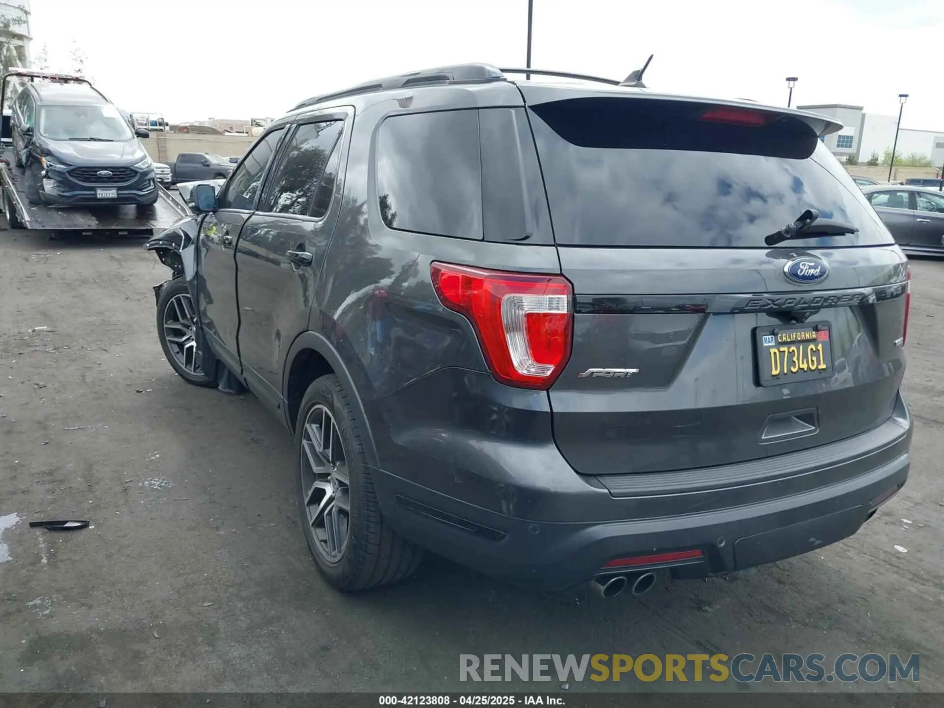 3 Photograph of a damaged car 1FM5K8GT0KGA77178 FORD EXPLORER 2019