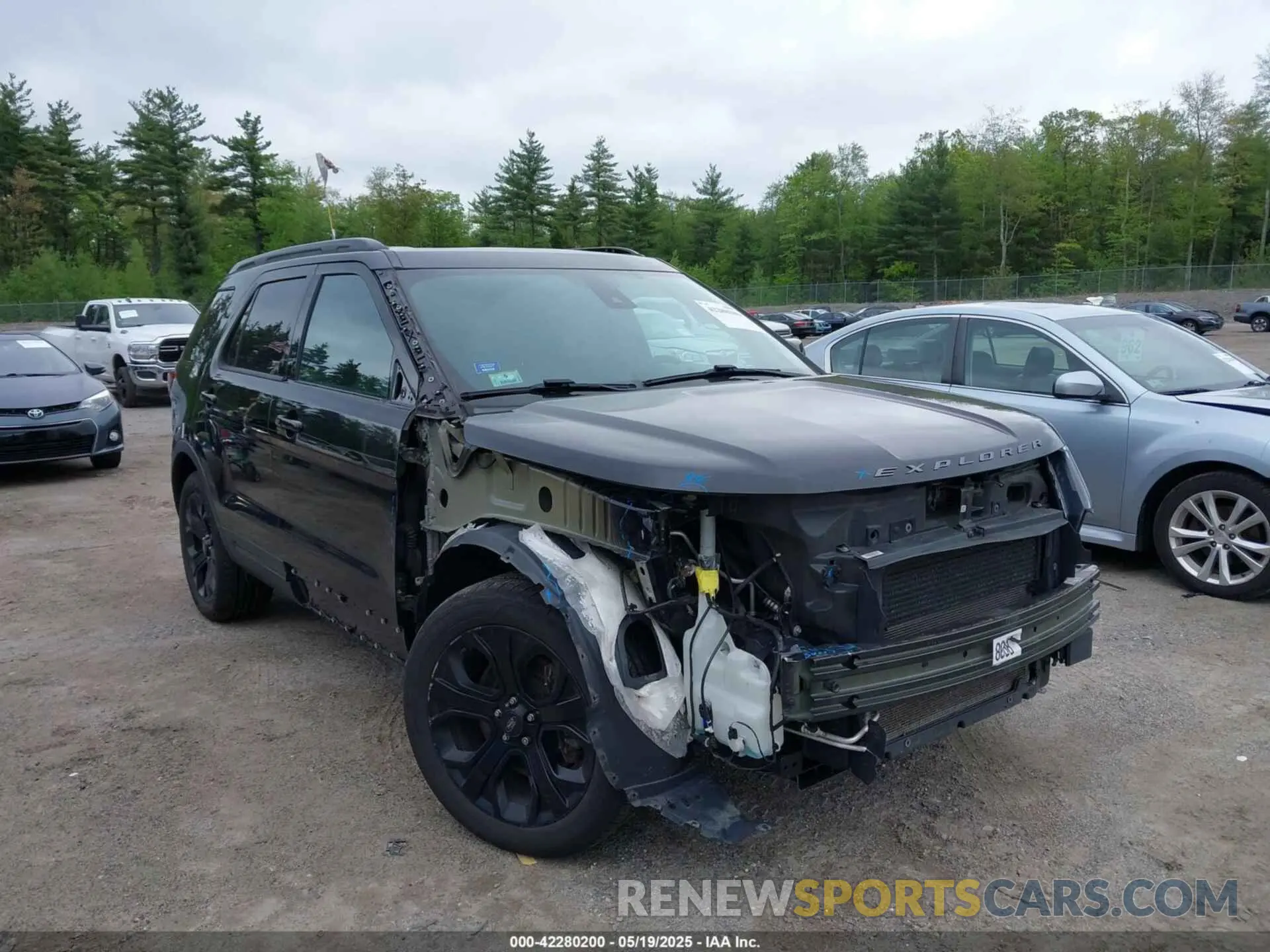 1 Photograph of a damaged car 1FM5K8GT0KGB50601 FORD EXPLORER 2019