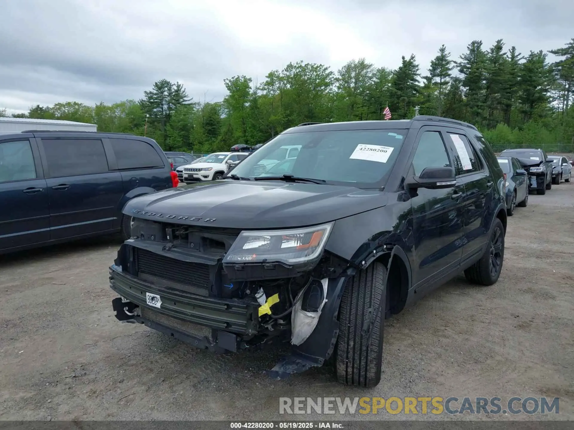 2 Photograph of a damaged car 1FM5K8GT0KGB50601 FORD EXPLORER 2019