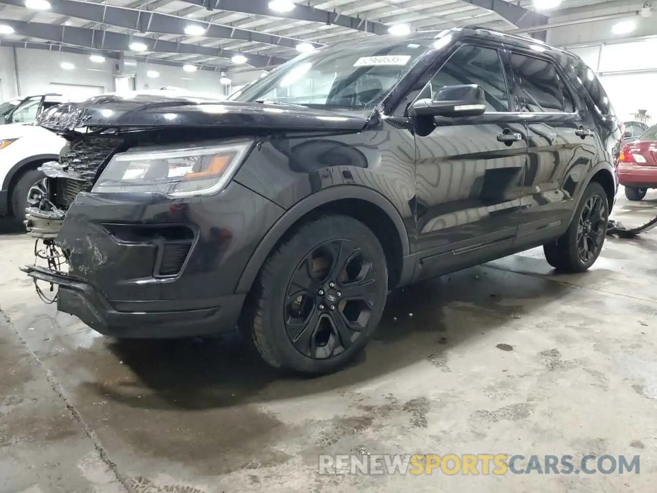 1 Photograph of a damaged car 1FM5K8GT2KGA72662 FORD EXPLORER 2019