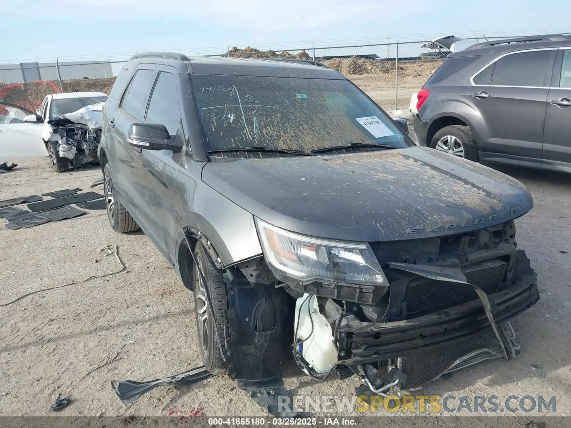 1 Photograph of a damaged car 1FM5K8GT3KGA71276 FORD EXPLORER 2019