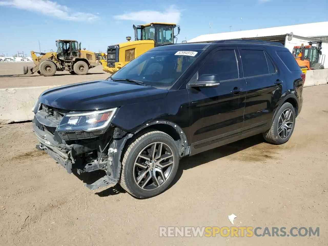 1 Photograph of a damaged car 1FM5K8GT3KGB12781 FORD EXPLORER 2019