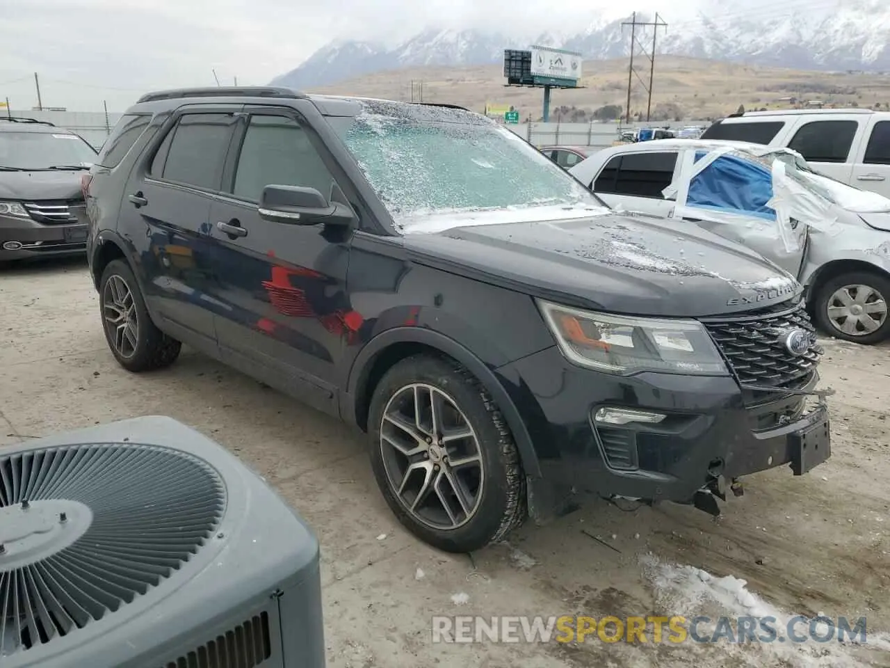 4 Фотография поврежденного автомобиля 1FM5K8GT5KGB12782 FORD EXPLORER 2019