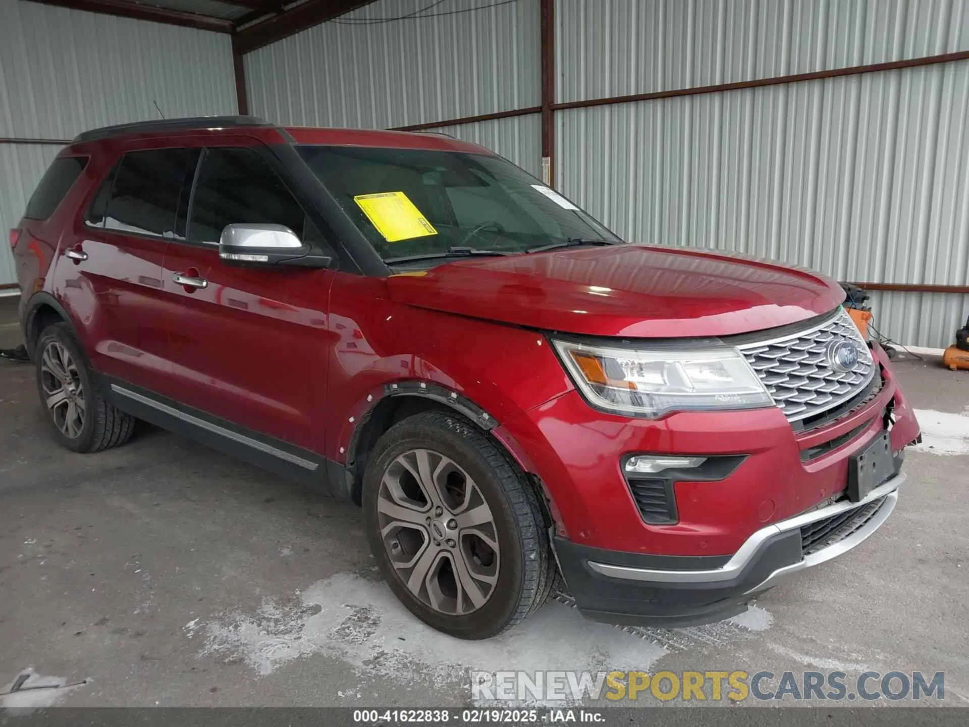 1 Photograph of a damaged car 1FM5K8HT2KGA52779 FORD EXPLORER 2019