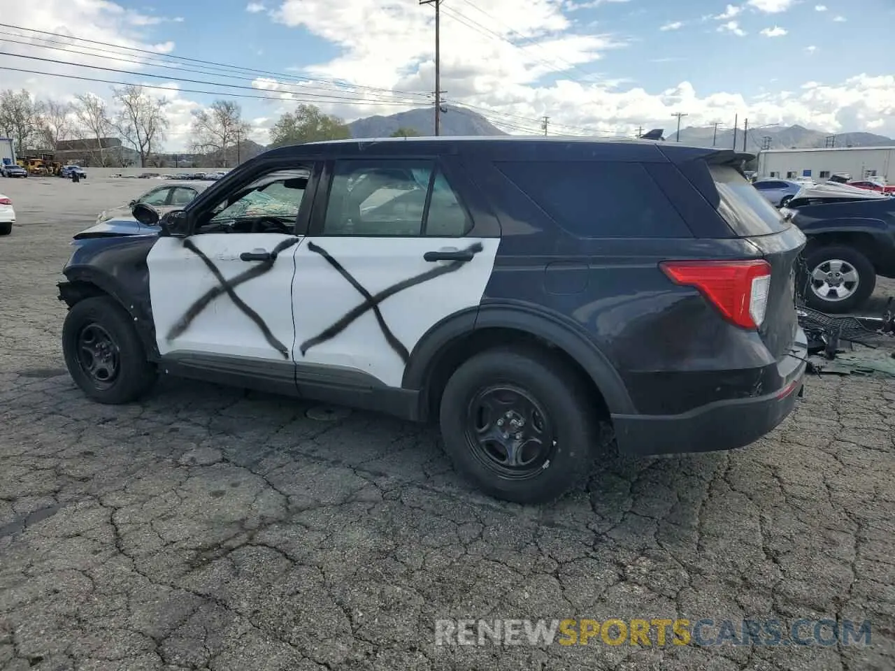 2 Фотография поврежденного автомобиля 1FM5K8AW9LGB43845 FORD EXPLORER 2020