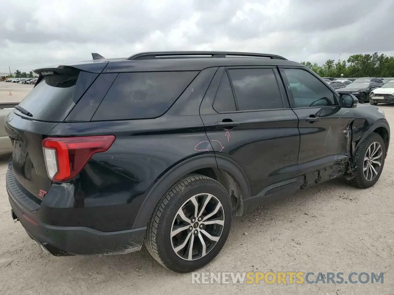 3 Фотография поврежденного автомобиля 1FM5K8GC1LGA80124 FORD EXPLORER 2020