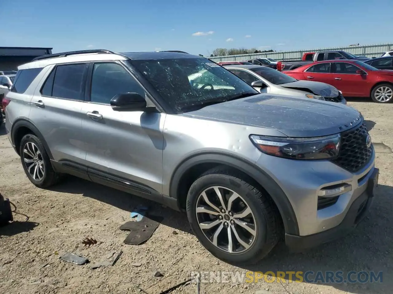 4 Фотография поврежденного автомобиля 1FM5K8GC6LGA05578 FORD EXPLORER 2020