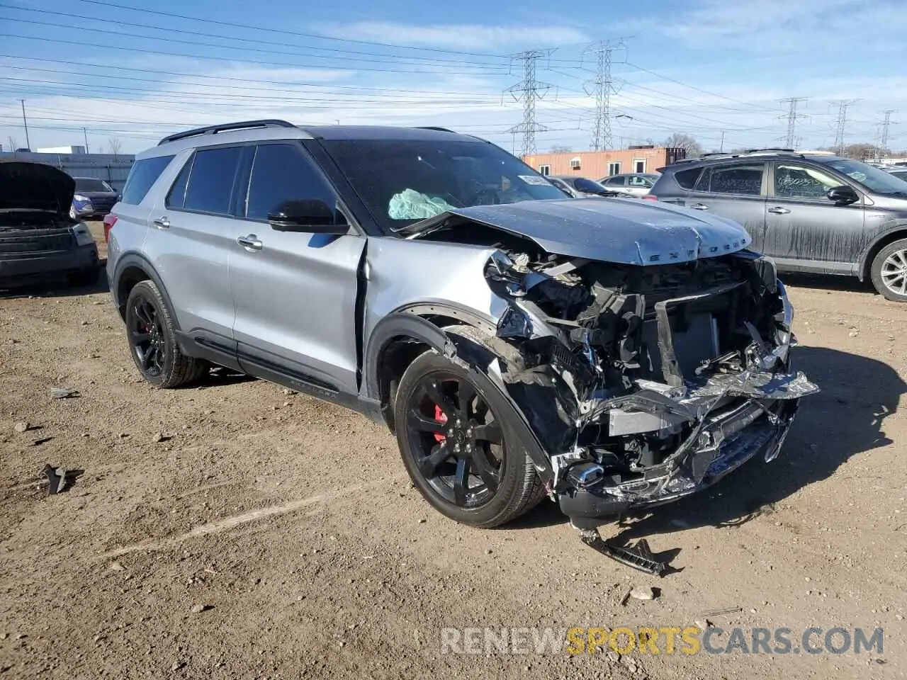 4 Фотография поврежденного автомобиля 1FM5K8GC6LGC76687 FORD EXPLORER 2020