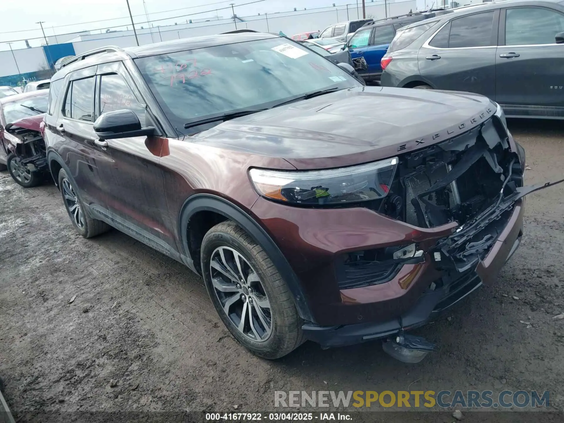 1 Photograph of a damaged car 1FM5K8GC7LGC07801 FORD EXPLORER 2020