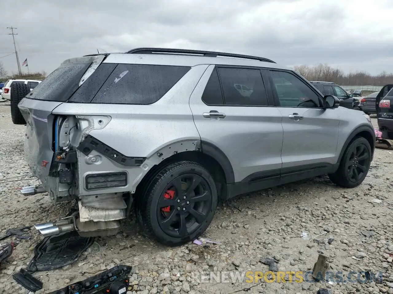 3 Фотография поврежденного автомобиля 1FM5K8GC8LGA00379 FORD EXPLORER 2020