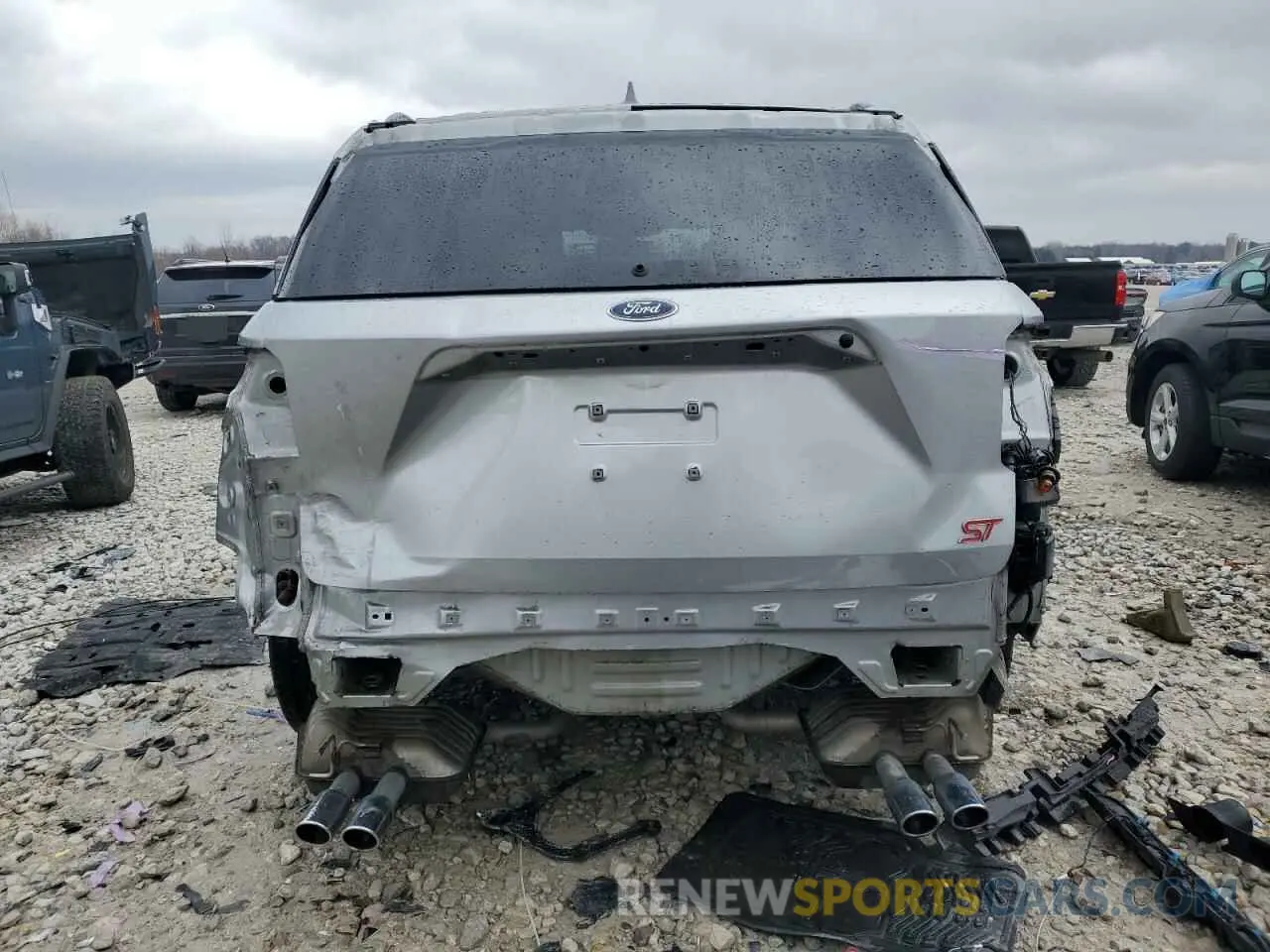 6 Фотография поврежденного автомобиля 1FM5K8GC8LGA00379 FORD EXPLORER 2020