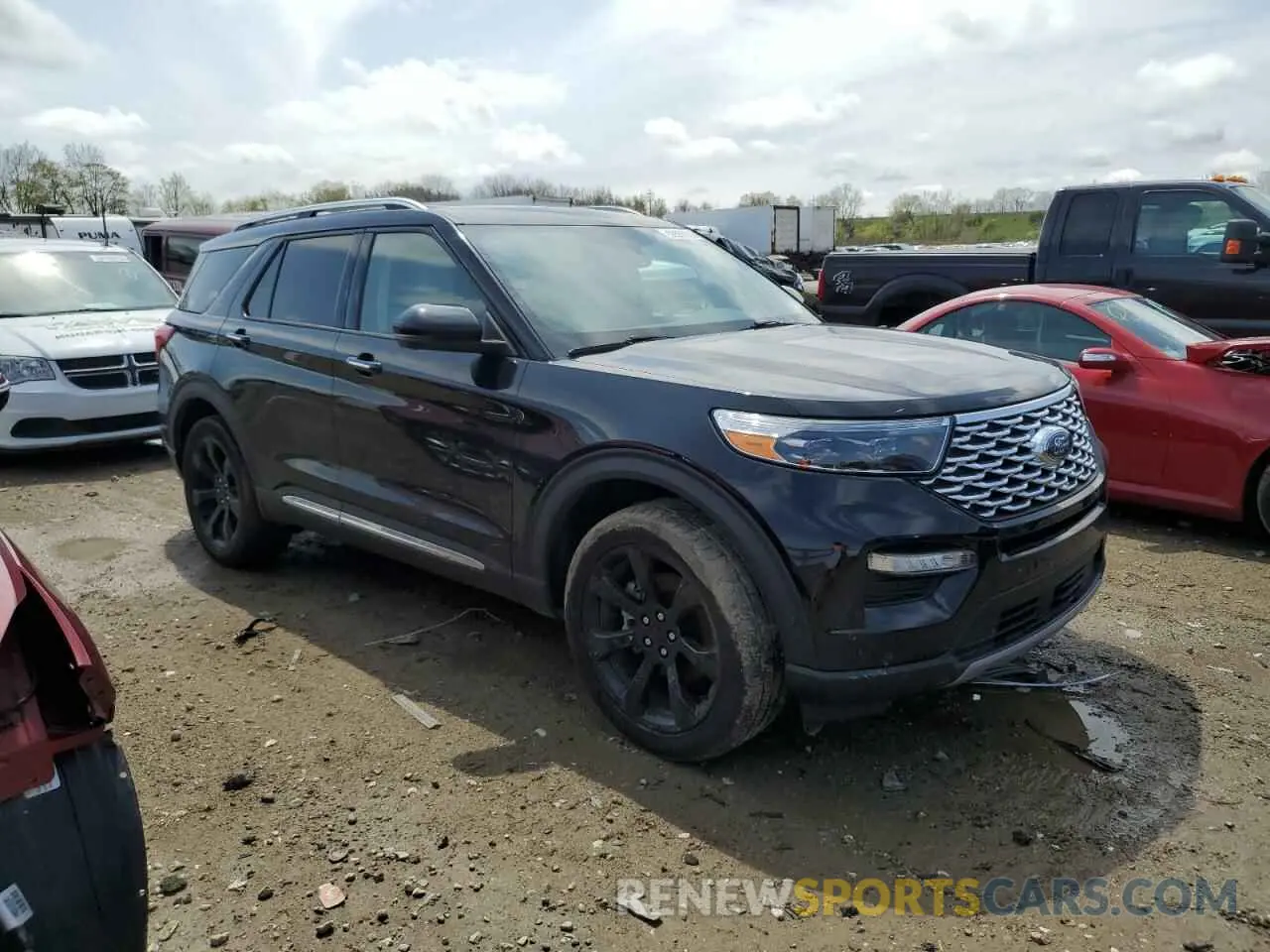 4 Фотография поврежденного автомобиля 1FM5K8HC0LGC74352 FORD EXPLORER 2020