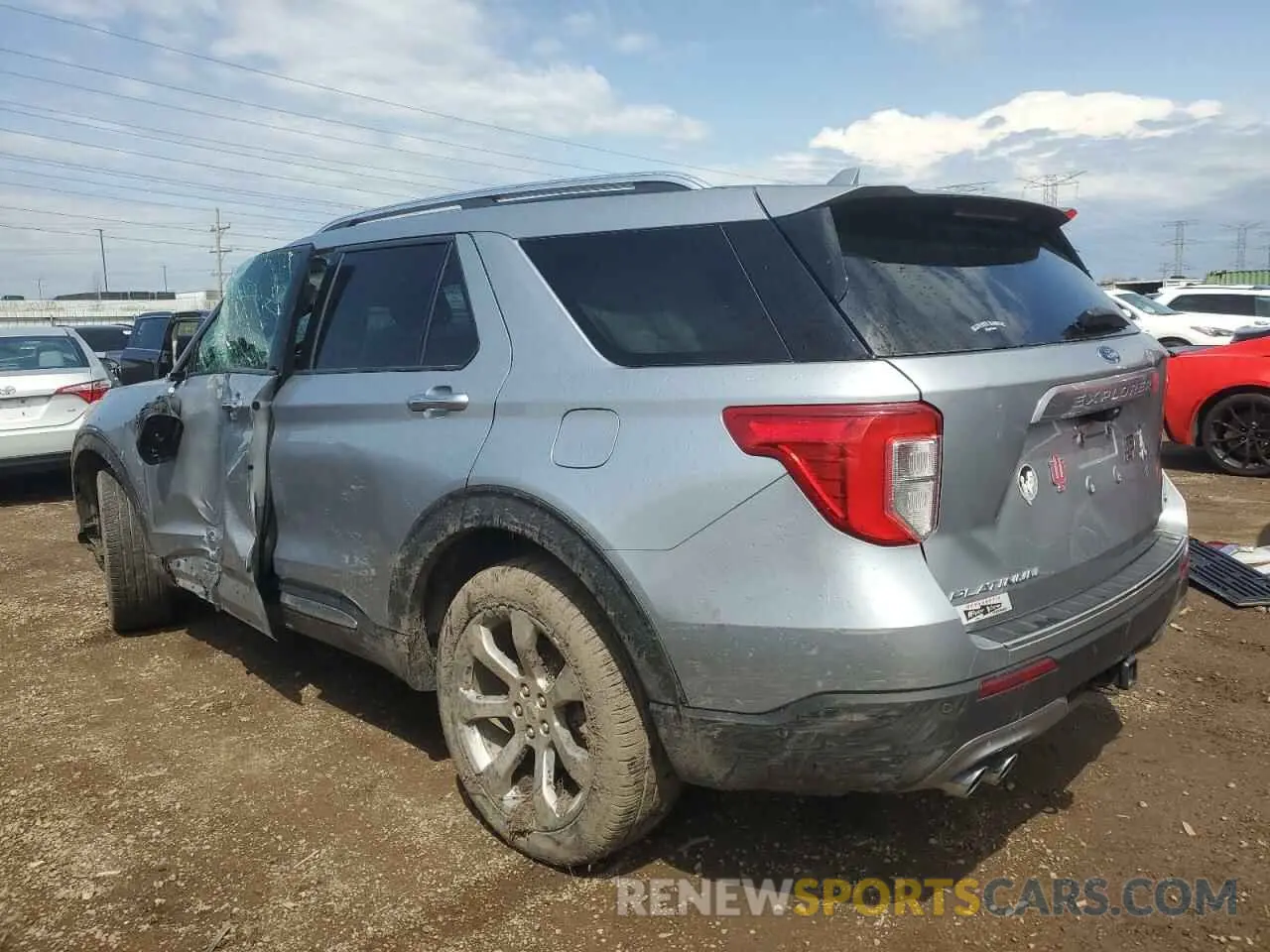 2 Фотография поврежденного автомобиля 1FM5K8HC6LGA35713 FORD EXPLORER 2020