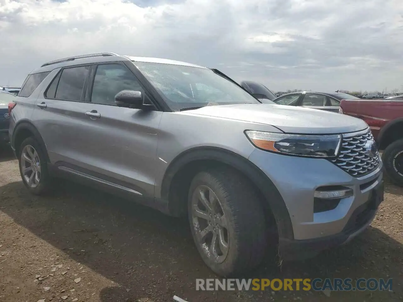 4 Фотография поврежденного автомобиля 1FM5K8HC6LGA35713 FORD EXPLORER 2020