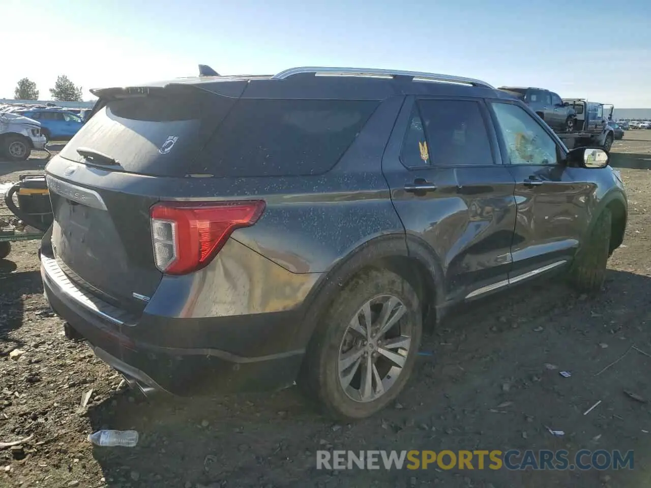3 Photograph of a damaged car 1FM5K8HC7LGA41486 FORD EXPLORER 2020