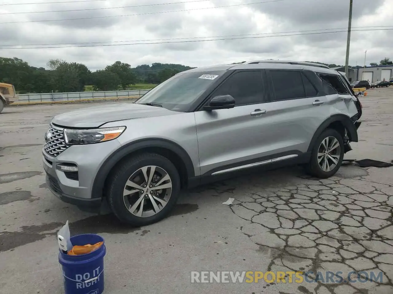 1 Photograph of a damaged car 1FM5K8HC9LGA43773 FORD EXPLORER 2020