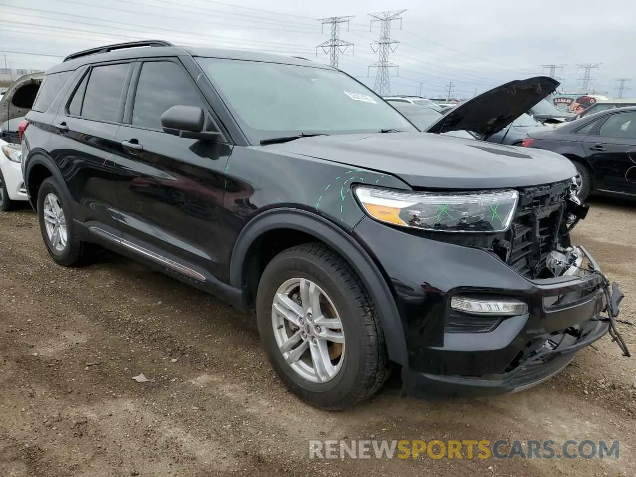 4 Фотография поврежденного автомобиля 1FMSK8DH1LGC78785 FORD EXPLORER 2020