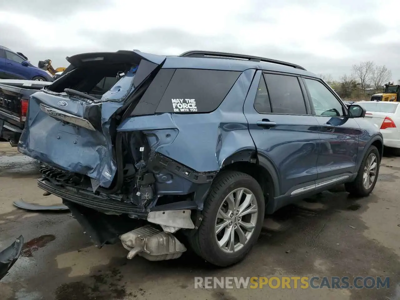 3 Фотография поврежденного автомобиля 1FMSK8DH6LGA42861 FORD EXPLORER 2020