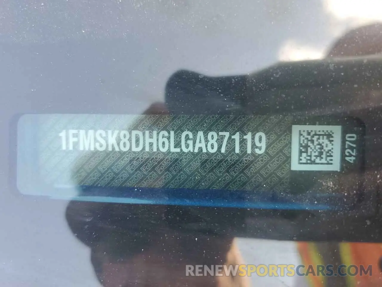 13 Photograph of a damaged car 1FMSK8DH6LGA87119 FORD EXPLORER 2020