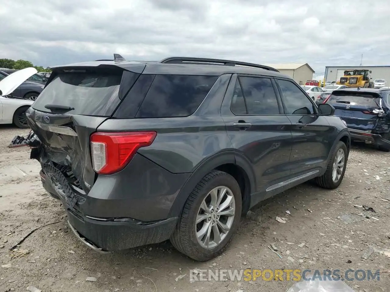 3 Фотография поврежденного автомобиля 1FMSK8DH6LGB38442 FORD EXPLORER 2020
