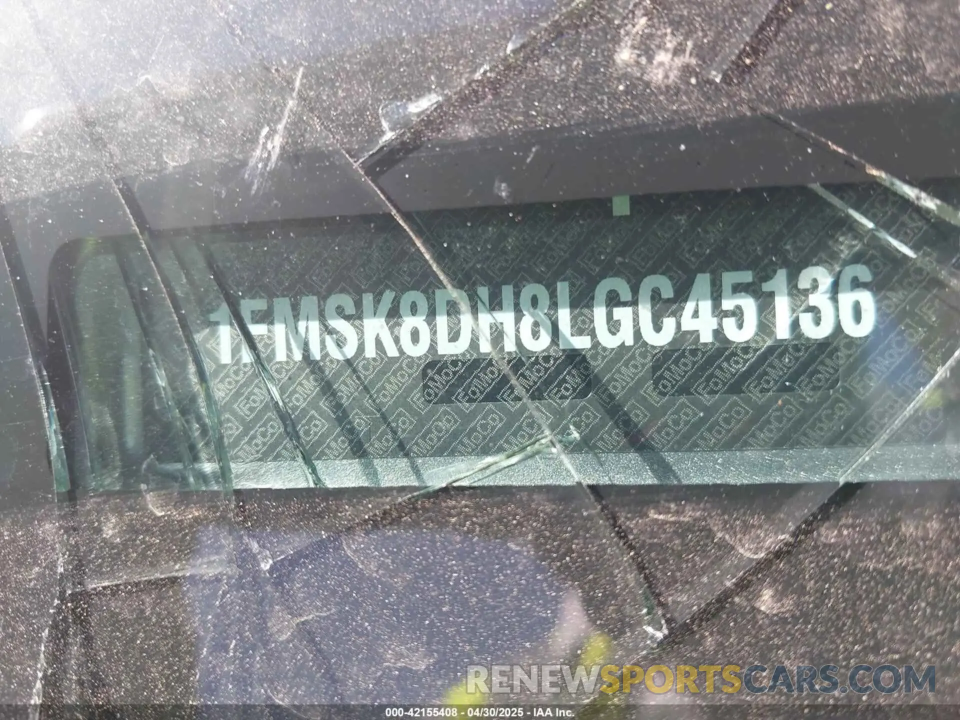 9 Фотография поврежденного автомобиля 1FMSK8DH8LGC45136 FORD EXPLORER 2020