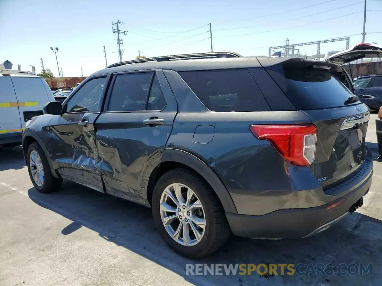 2 Фотография поврежденного автомобиля 1FMSK8DHXLGA28574 FORD EXPLORER 2020