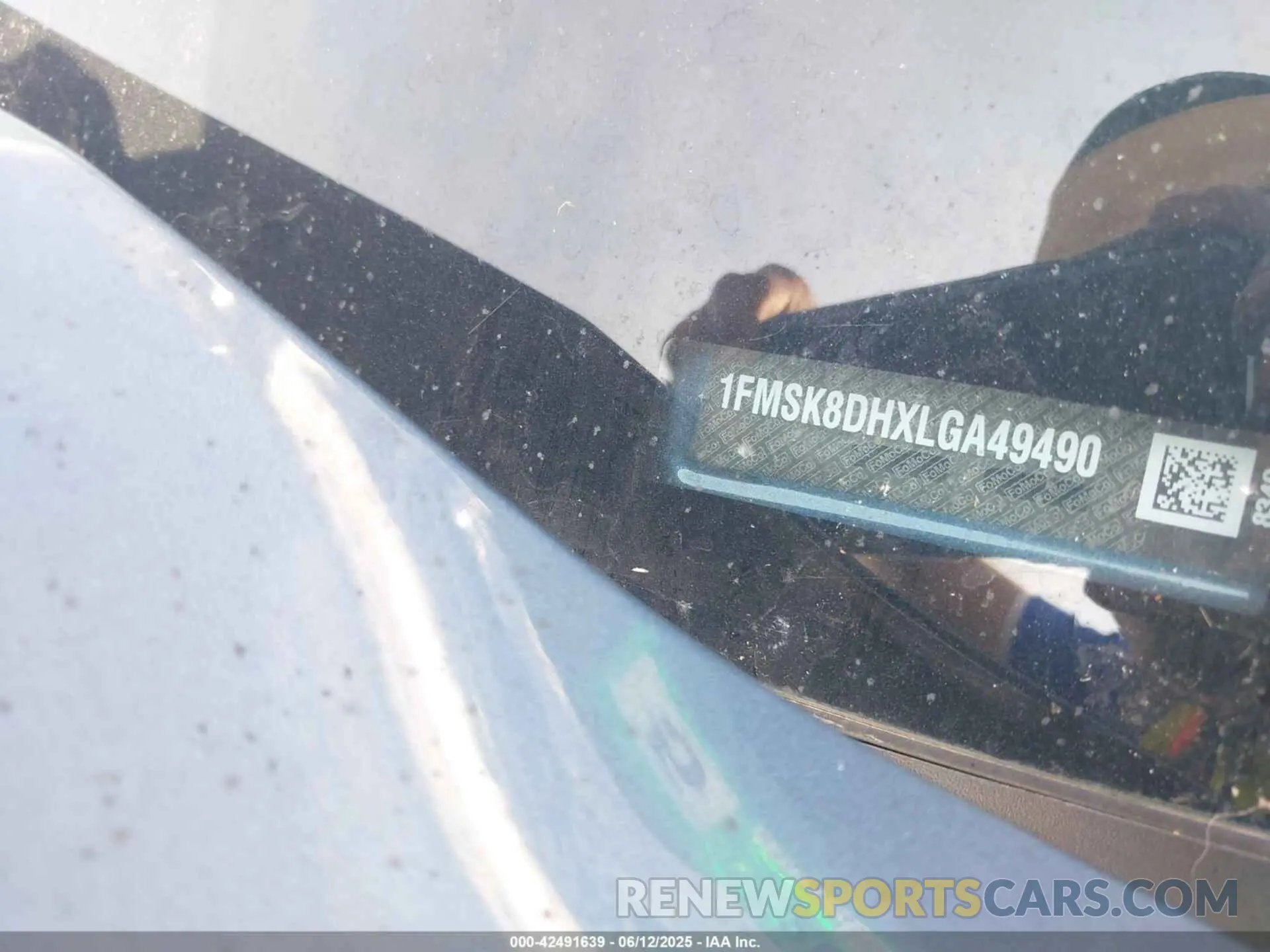 9 Photograph of a damaged car 1FMSK8DHXLGA49490 FORD EXPLORER 2020