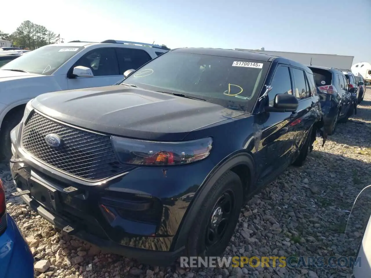 1 Photograph of a damaged car 1FM5K8AB0MGC43170 FORD EXPLORER 2021