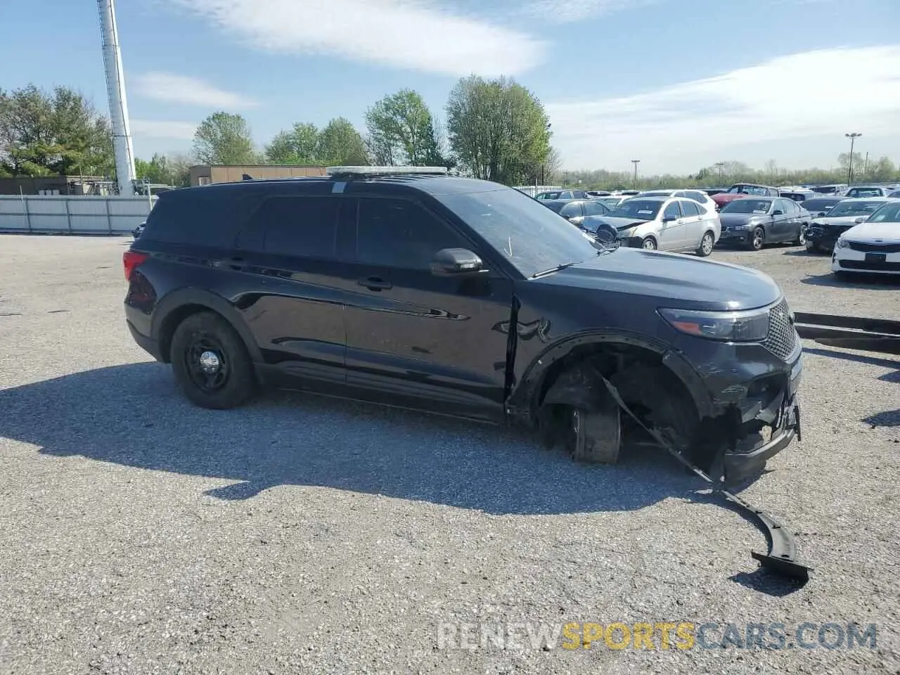 4 Фотография поврежденного автомобиля 1FM5K8AB1MGB04455 FORD EXPLORER 2021