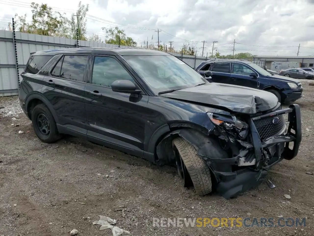 4 Фотография поврежденного автомобиля 1FM5K8AB2MGB21359 FORD EXPLORER 2021