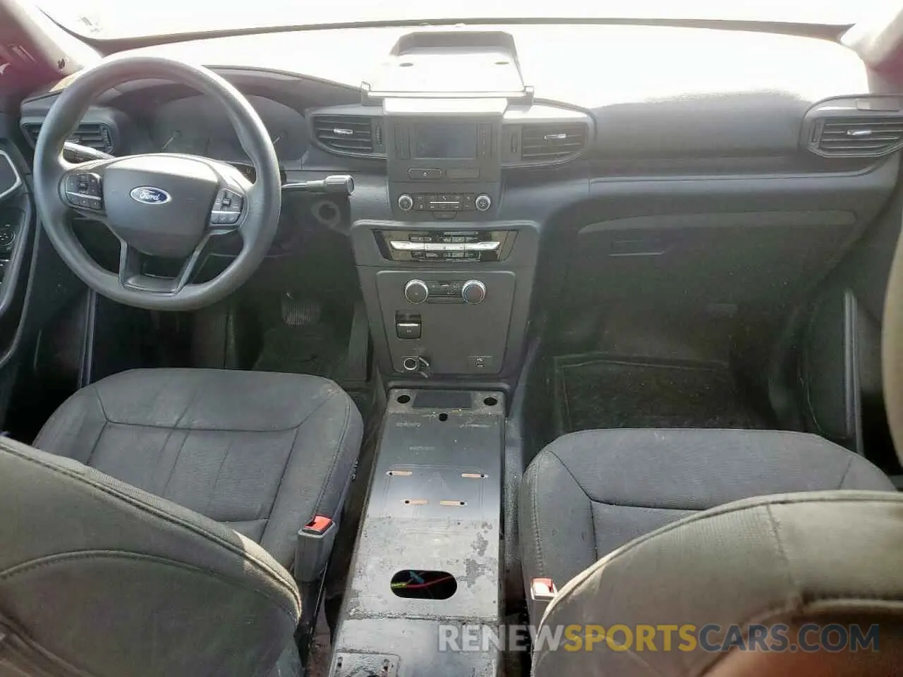 8 Фотография поврежденного автомобиля 1FM5K8AB3MGB99617 FORD EXPLORER 2021