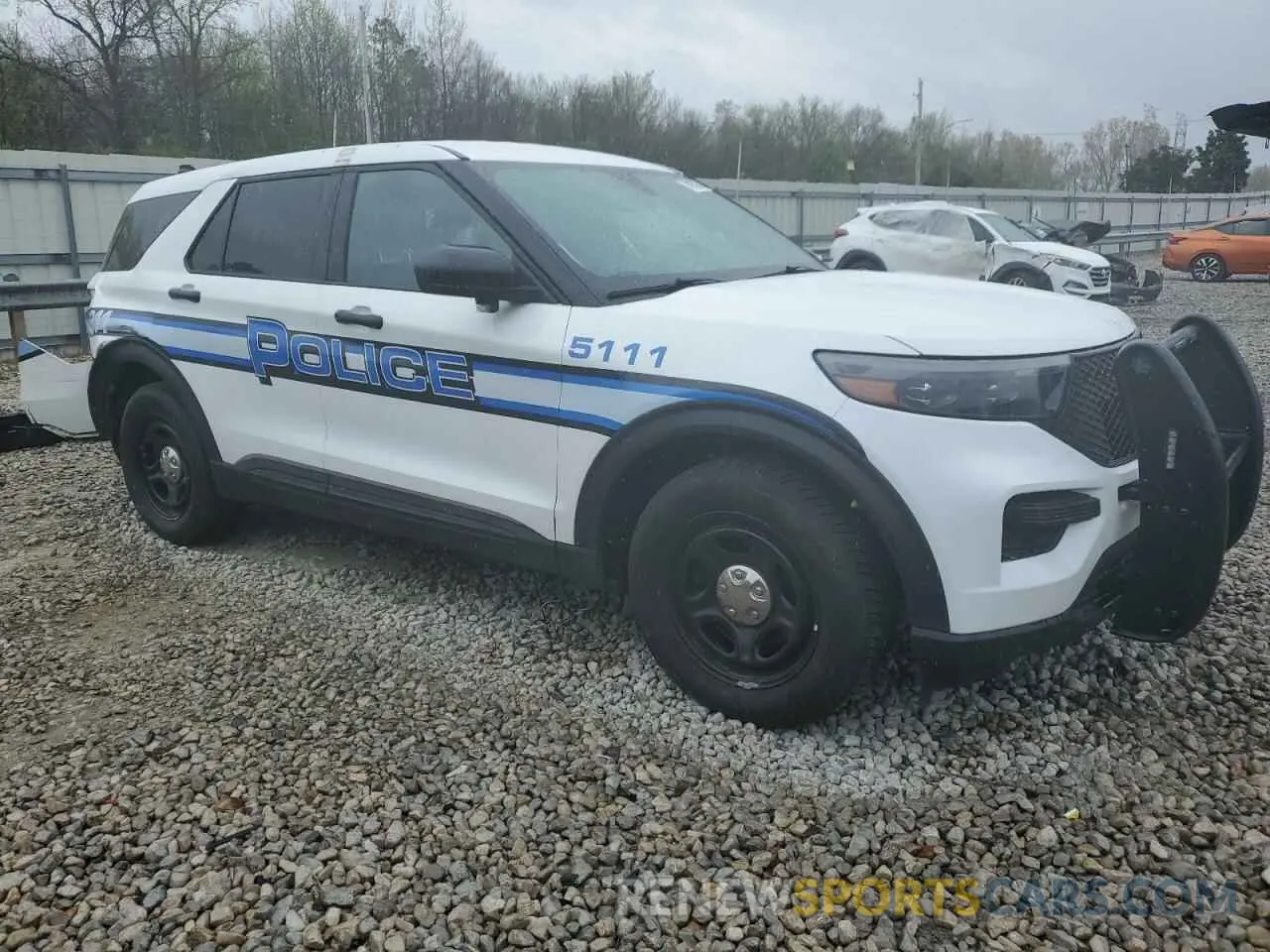 4 Photograph of a damaged car 1FM5K8AB4MGC21608 FORD EXPLORER 2021