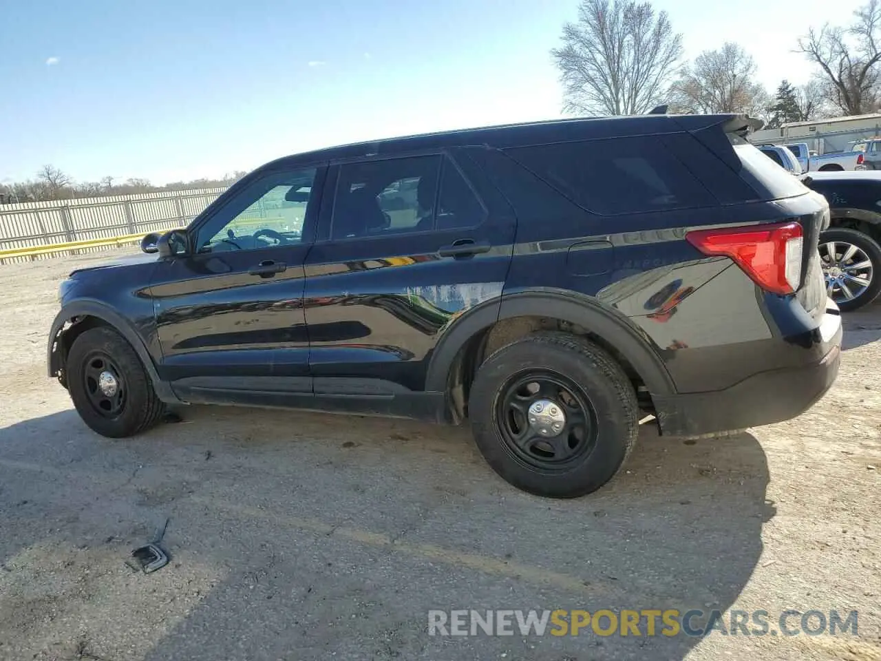 2 Photograph of a damaged car 1FM5K8AB5MGA42378 FORD EXPLORER 2021