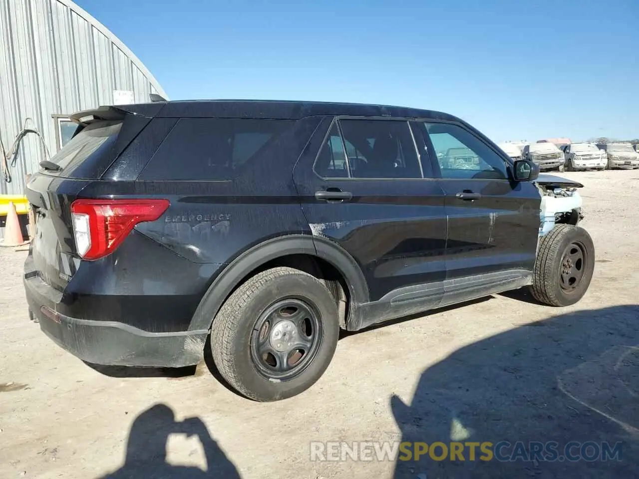 3 Photograph of a damaged car 1FM5K8AB5MGA42378 FORD EXPLORER 2021
