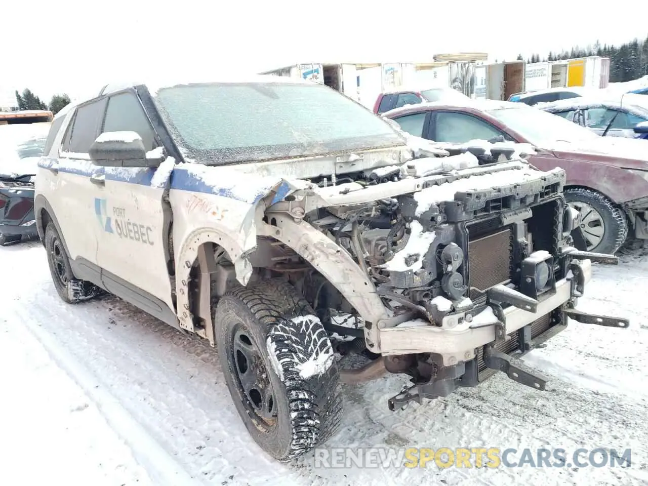 4 Photograph of a damaged car 1FM5K8AB6MGA08417 FORD EXPLORER 2021