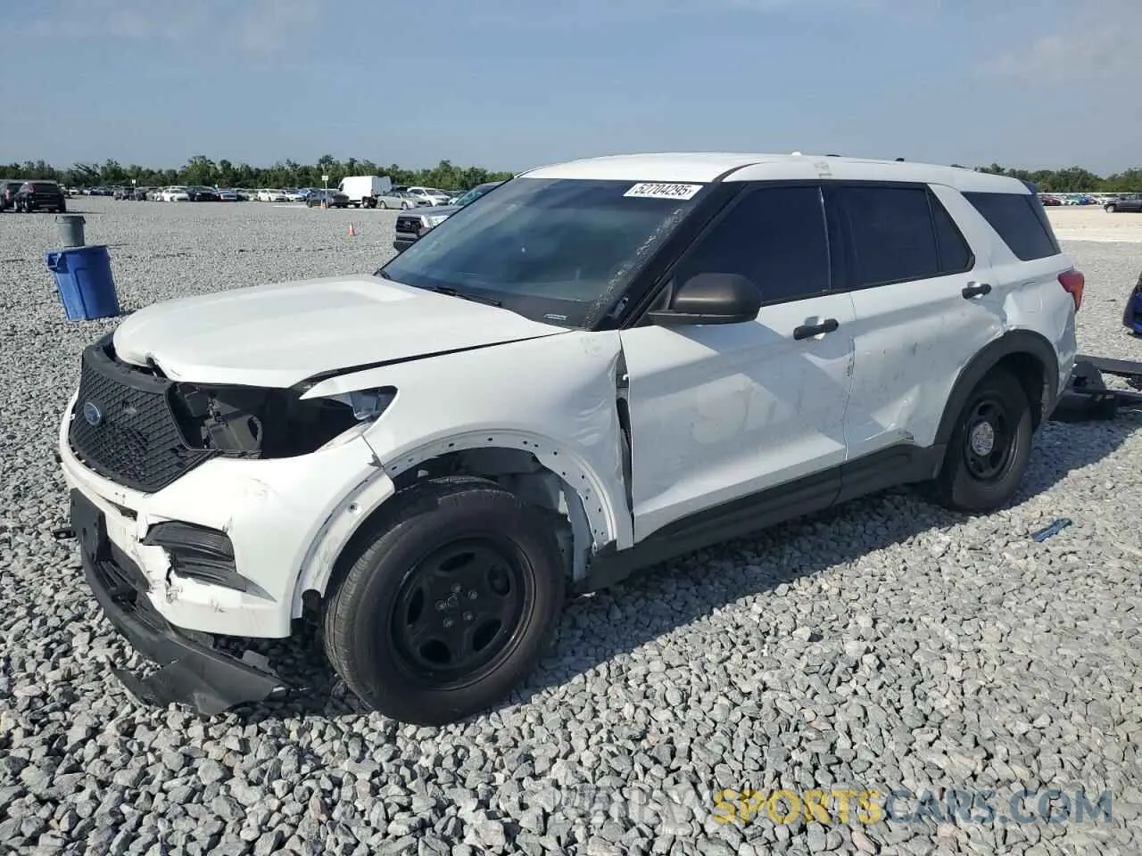 1 Photograph of a damaged car 1FM5K8AB6MGA86387 FORD EXPLORER 2021