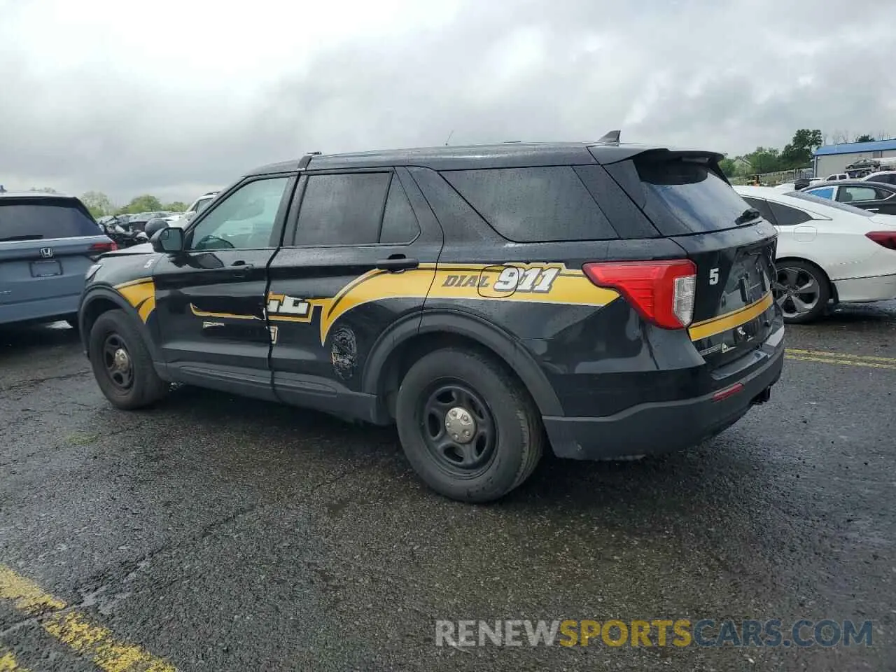 2 Photograph of a damaged car 1FM5K8AB6MGC24011 FORD EXPLORER 2021