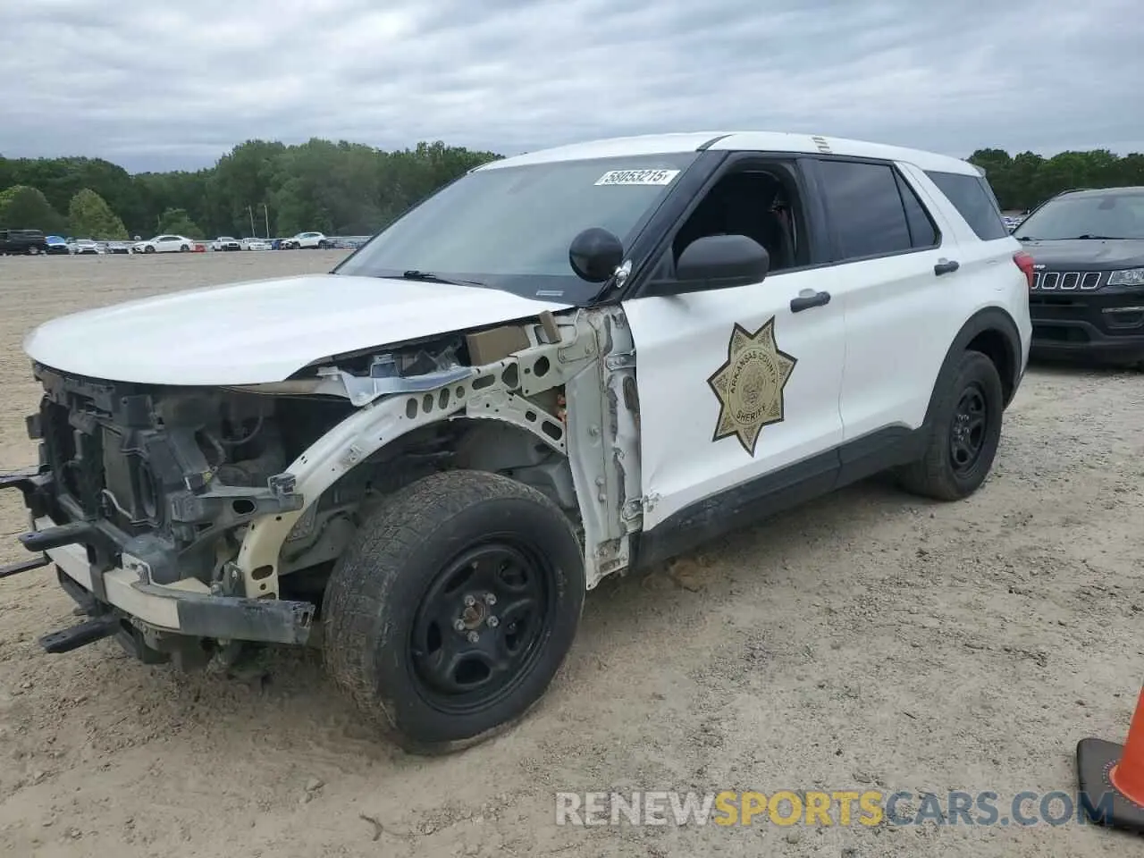 1 Photograph of a damaged car 1FM5K8ABXMGC00925 FORD EXPLORER 2021