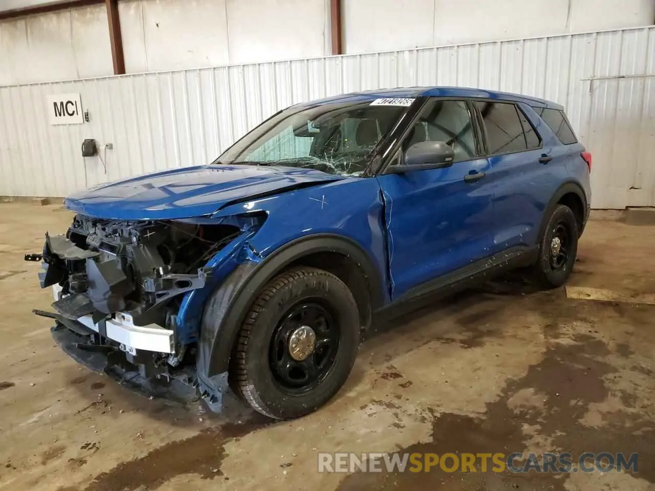 1 Photograph of a damaged car 1FM5K8AW6MNA16192 FORD EXPLORER 2021