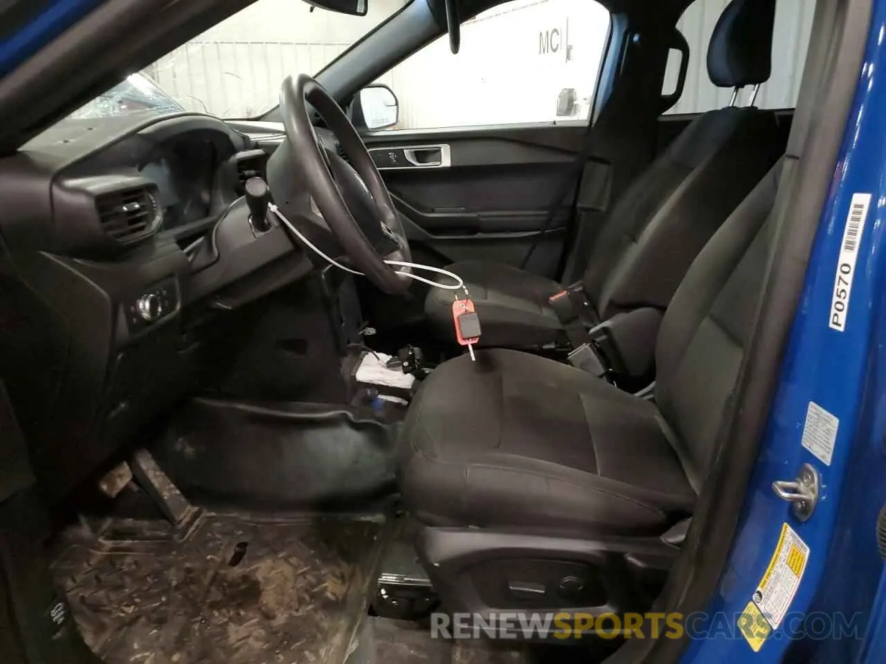 7 Photograph of a damaged car 1FM5K8AW6MNA16192 FORD EXPLORER 2021