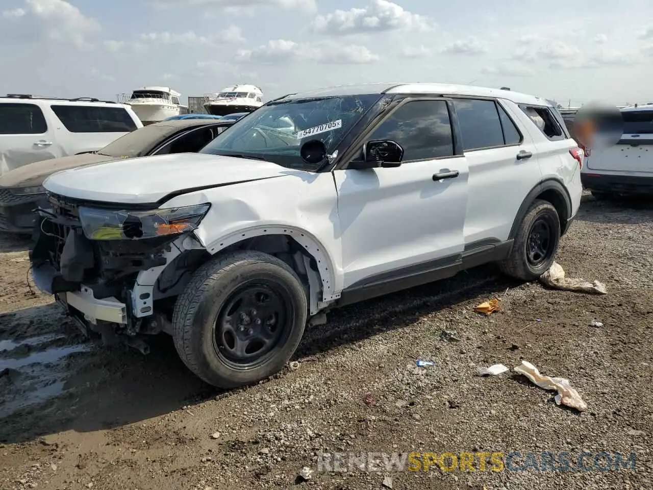 1 Photograph of a damaged car 1FM5K8AW7MNA13592 FORD EXPLORER 2021
