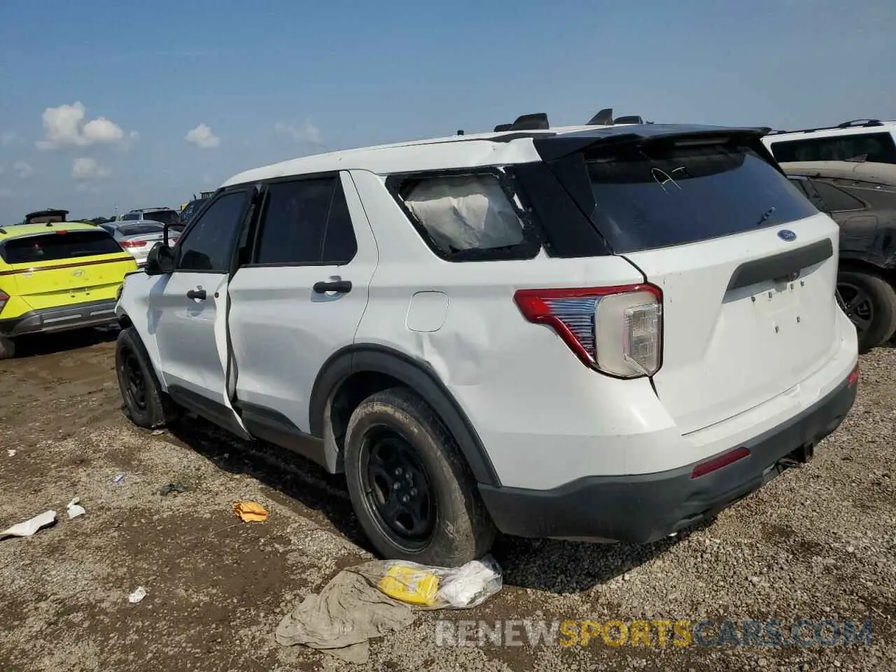 2 Photograph of a damaged car 1FM5K8AW7MNA13592 FORD EXPLORER 2021