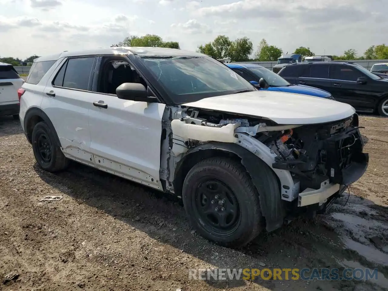 4 Photograph of a damaged car 1FM5K8AW7MNA13592 FORD EXPLORER 2021