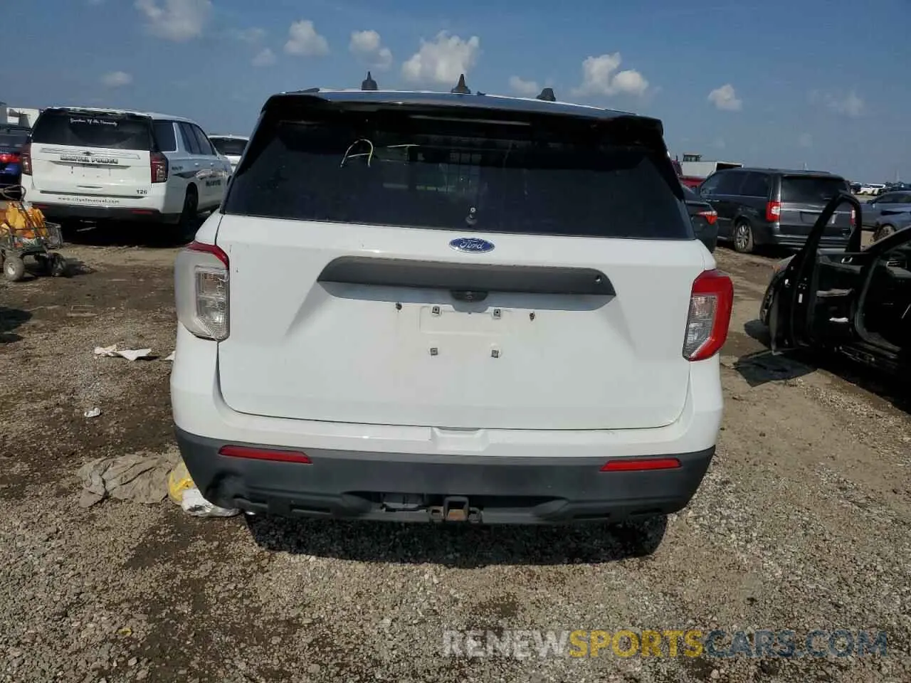 6 Photograph of a damaged car 1FM5K8AW7MNA13592 FORD EXPLORER 2021