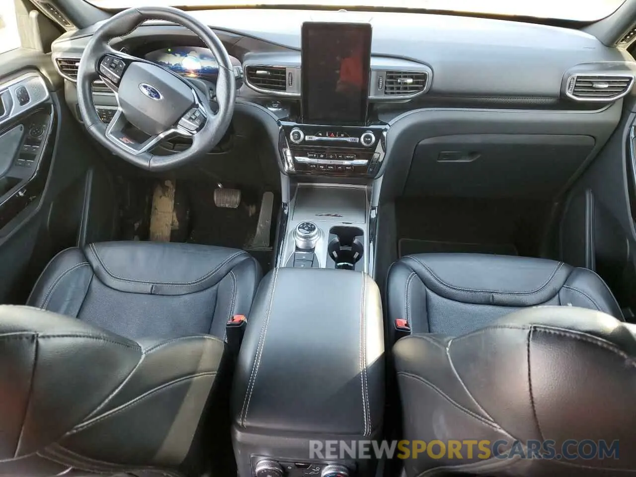 8 Фотография поврежденного автомобиля 1FM5K8GC3MGB32354 FORD EXPLORER 2021