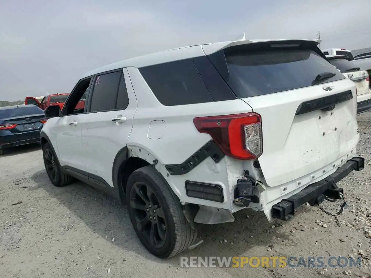 2 Фотография поврежденного автомобиля 1FM5K8GC3MGB40583 FORD EXPLORER 2021