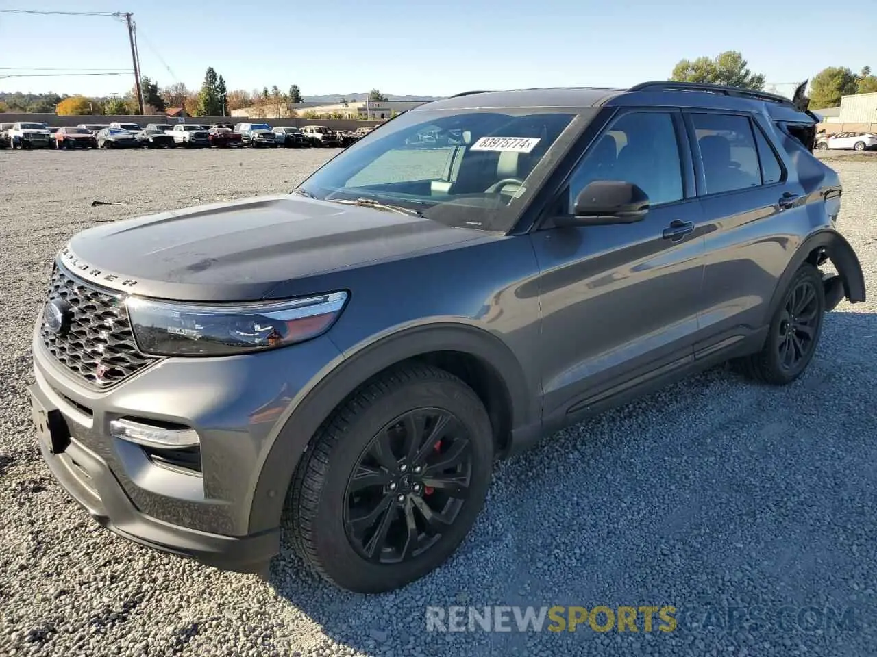 1 Photograph of a damaged car 1FM5K8GC4MGB71180 FORD EXPLORER 2021
