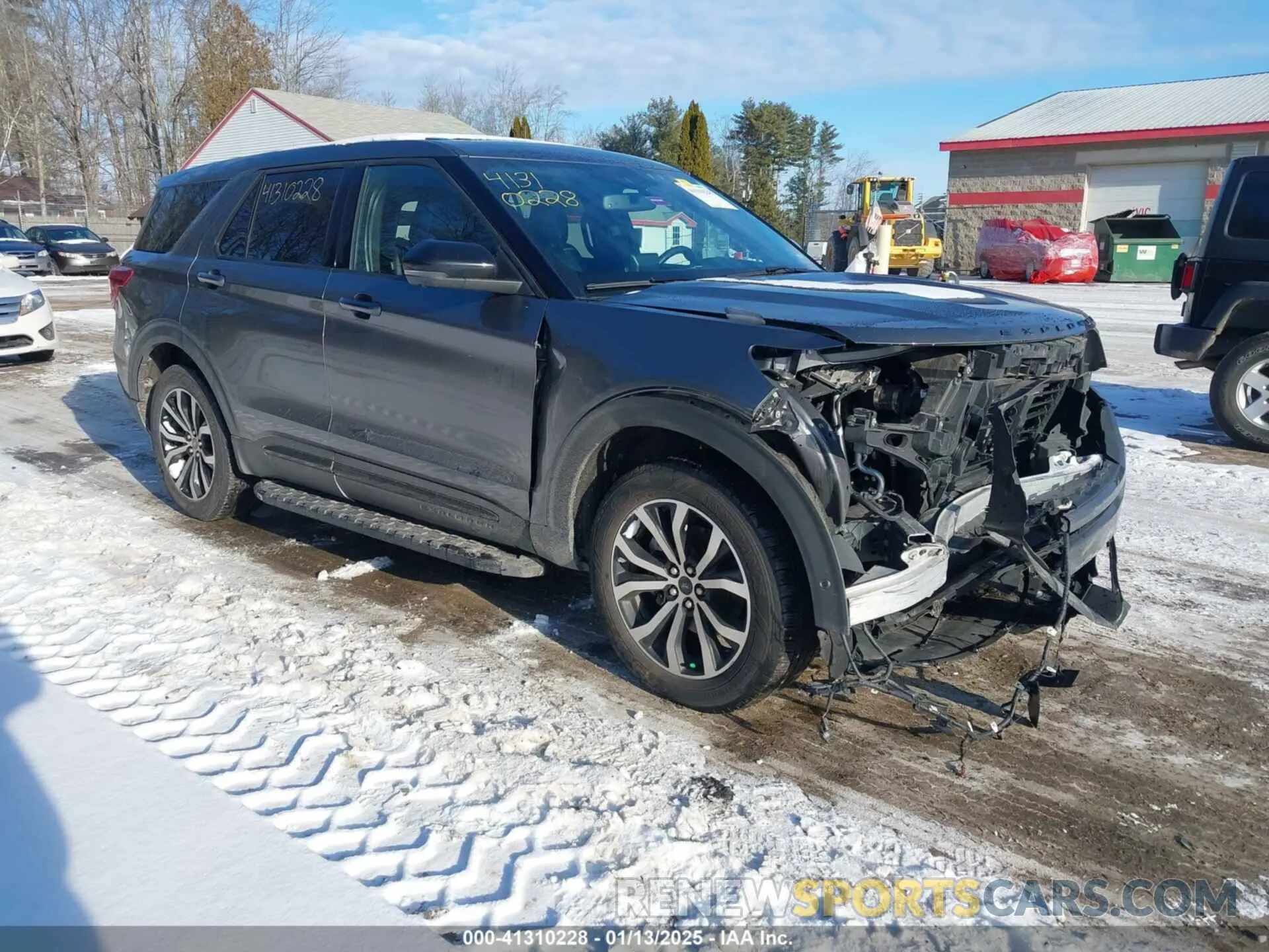 1 Photograph of a damaged car 1FM5K8GC7MGA25632 FORD EXPLORER 2021
