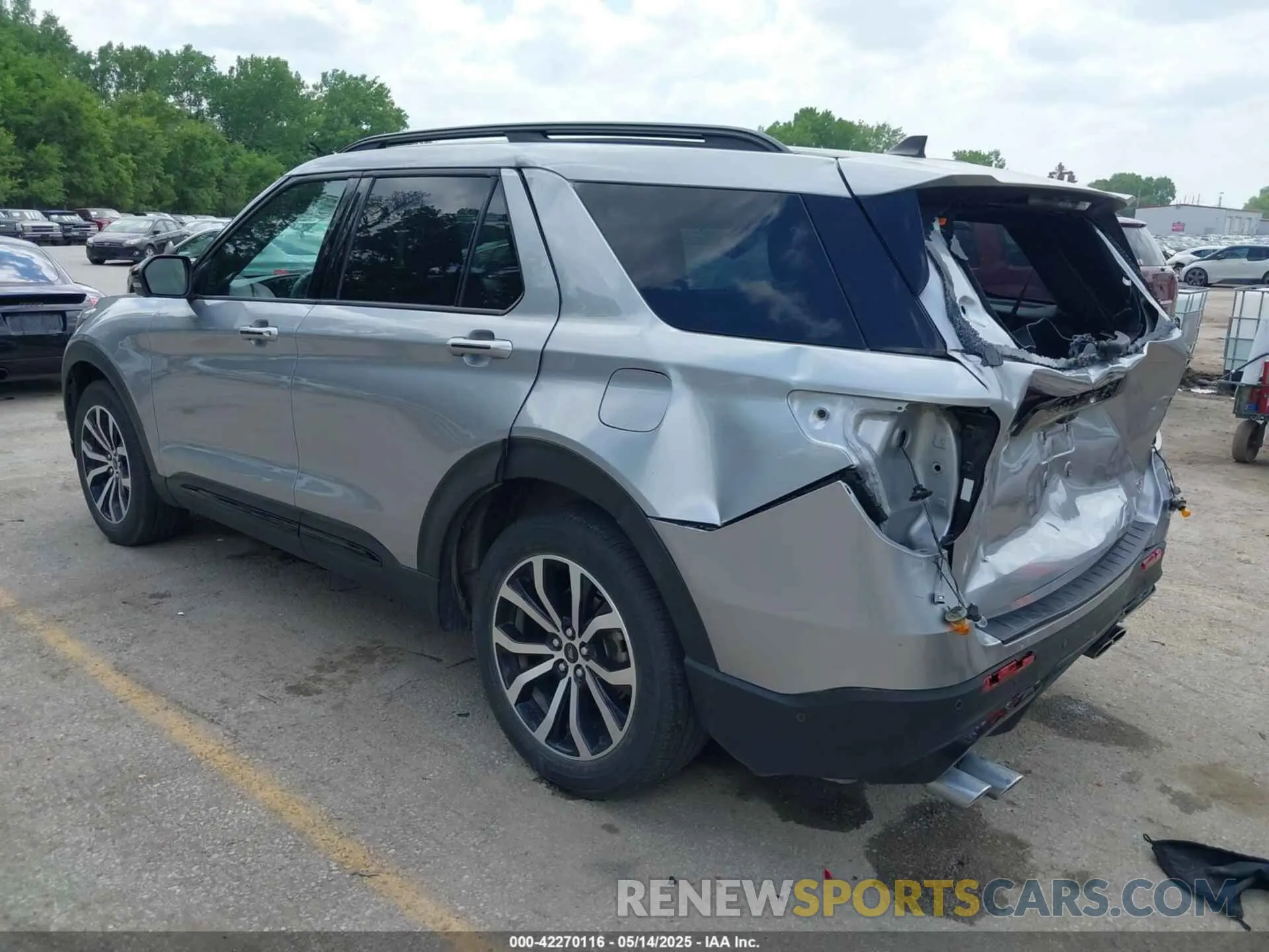 3 Фотография поврежденного автомобиля 1FM5K8GCXMGA95156 FORD EXPLORER 2021